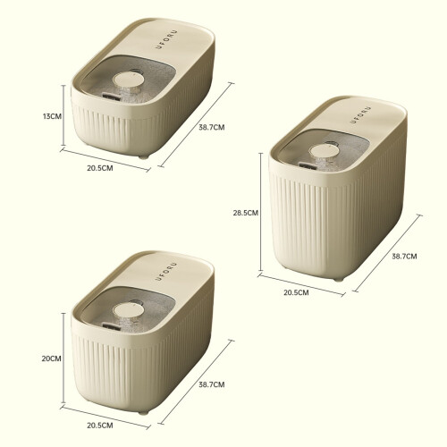 Rice Container Clear Dustproof Airtight Large Capacity 2