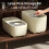 Rice Container Clear Dustproof Airtight Large Capacity 5