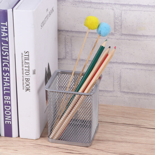 Pencil Holder Square Dispenser Classroom Organizer 2 Pcs 1