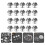 Butterflies Clutch Tie Tacks Pin Backs 150 Sets 6