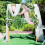 Chiffon curtain backdrop for wedding arch 1 piece 7