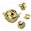 Stainless Steel Tea Sifter Golden 1 pc 6