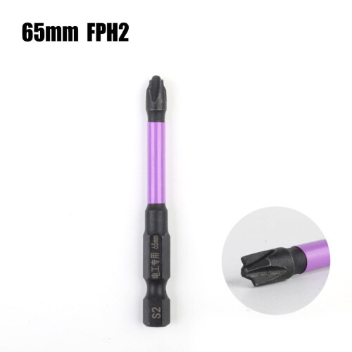 Magnetic Slotted Cross Screwdriver Bit PH1 PH2 65-150mm 2