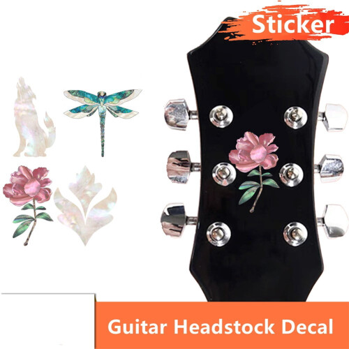 Guitar headstock decal sticker for personalization 2