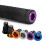 Bicycle Handlebar End Cap Aluminum Alloy 23.5mm Black 2