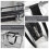 Clear PVC toiletry bag kit waterproof 3 pcs 3