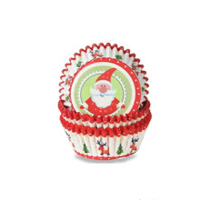 Christmas cupcake cases greaseproof paper 100 pcs