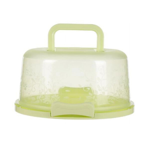 Plastic Round Cake Carrier with Handle for 6-8 inch x 4