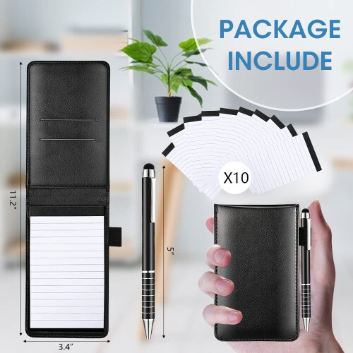 Pocket Notepad Holder Set Small 12 Pieces 2