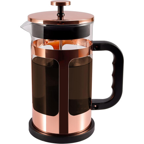 French Press Coffee Maker 1000ml Rose Gold Heat-Resistant