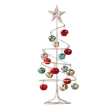 Mini white cedar Christmas tree desktop decor