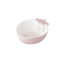 Double Layer Strainer Basket with Ergonomic Grip 1 Pack