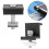 Solar Panel Mounting Clamp Black 35mm End and Middle 5