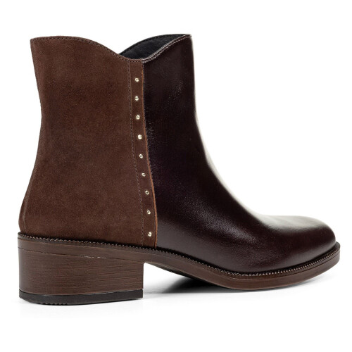 Geox (, ) Geox D Camexia Leather Women's Dark Brown Boots 1