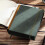A5 blue leather diary notebook 320 pages 3