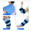 Reusable Knee Cold Hot Pack Gel Wrap with 2 Straps 3