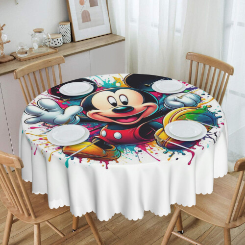 Mickey Mouse cartoon round tablecloth 60 inch 1