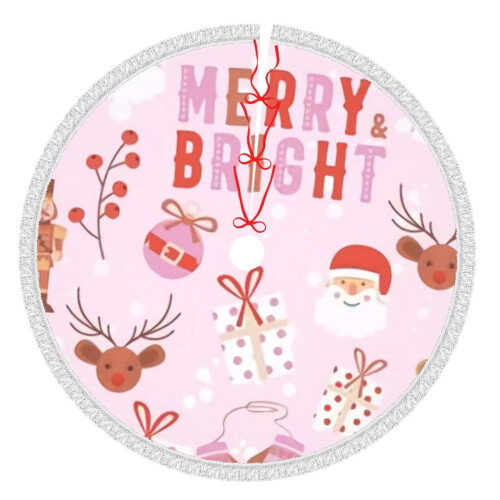 Christmas Tree Skirt 48 Inch Rustic Holiday Decor