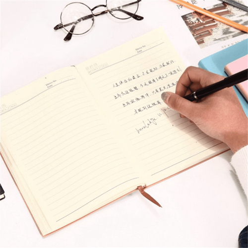 PU Leather Notebook 6 Colors 5 Pack 100 Lined Pages 2