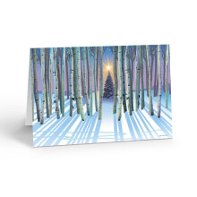 Stonehouse Collection | Carte de Noël Personnalisée Arbre de Noël | 24 Cartes de Fêtes Personnalisées