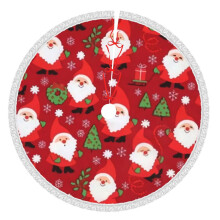 Christmas Tree Skirt 48 Inch Rustic Holiday Decor