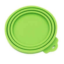 Silicone Can Lid Cover for Pet Food Green
