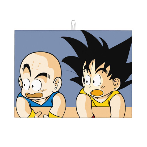 Dish Drying Mat Dragon Ball Z Microfiber 18x24 Inch