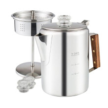 Stovetop Coffee Percolator Stainless Steel 9-Cup