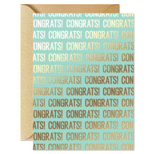Carte de félicitations Sweetzer & Orange avec dorure - 5"x7" carte de vœux premium avec enveloppe et sceau