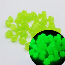 Colored glowing rhombus stones 300 pcs
