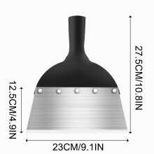 Jacenvly steel flat shovel for garden weeding and planting