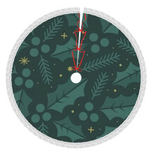 Christmas Tree Skirt 48 Inch Rustic Holiday Decor