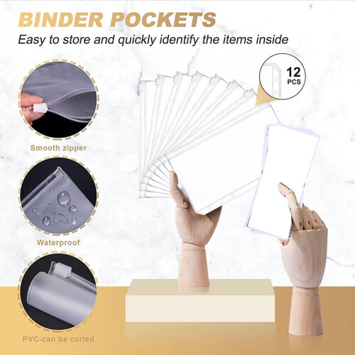 Budget Binder with Zipper Envelope and Cash Envelopes 2