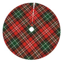 Christmas Tree Skirt Plaid 36 Inch