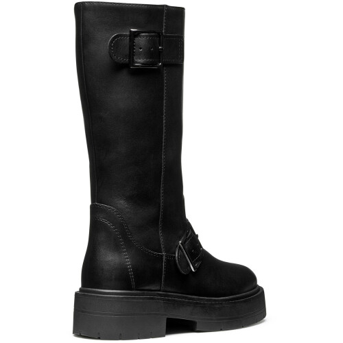 Geox (, ) Geox D Spherica EC7 Leather Women's Black Boots 1