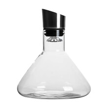 Iceberg wine decanter with aerator and waterfall filter