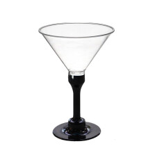 Christmas martini glasses plastic 6 pcs