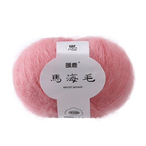 Jacenvly soft mohair yarn for knitting and crochet 1