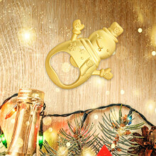 Christmas refrigerator sticker with bottle opener