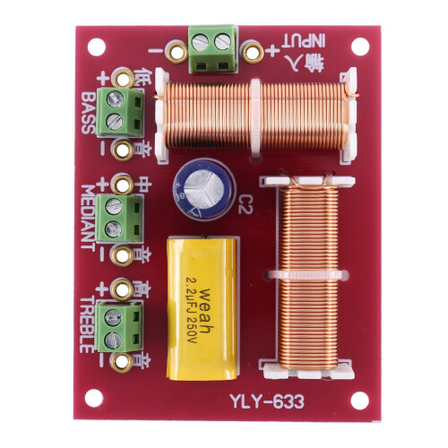 Audio Speaker Crossover 3-Way 200W 2 pcs 2