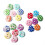 Wood Buttons Round Pattern 15mm 100pcs 1