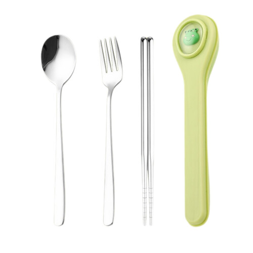 Stainless Steel Cutlery Set with Case 4-Piece