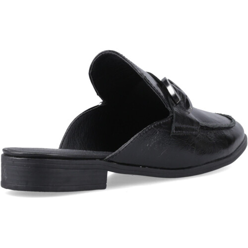 Hush Puppies (, ) Hush Puppies Calla Leather Women's Black Mules 1