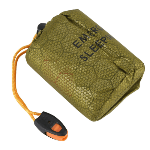 Emergency Sleeping Bag Bivy Sack with Whistle 2 Pack 1