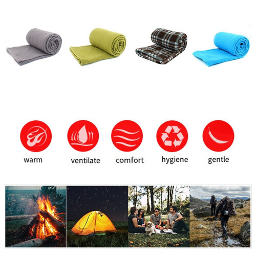 Camping Quilt Sleeping Bag for Adults Gray 1