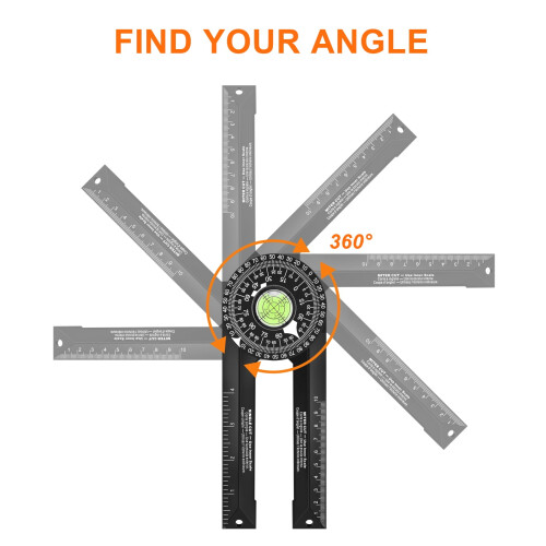 MABOTO Miter Saw Protractor 360 Angle Gauge 2