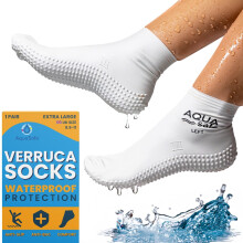 Aquasafe Guardsocks Verruca Sock Kids and Adults - 100% Latex Swimming Pool Swim