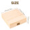 Wooden tea bag organizer chest with 9 compartments 6