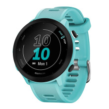 Garmin Forerunner 55, 42mm GPS running smartwatch, easy to use, lightweight, tra