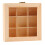 Wooden tea bag organizer chest with 9 compartments 7
